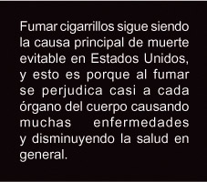 Fumar digue siendo la causa principal de muerte evitable en Estados Unidos