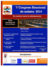 5to Congreso Binacional De Autismo 2014 