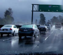 Manejando cuando esta lloviendo