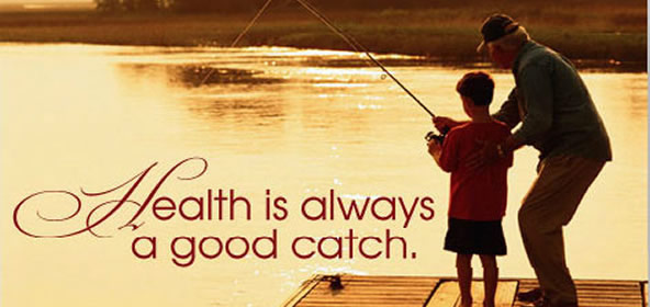 Health is always a good catch-Take daily steps to live a heallthier life- CDC ecard