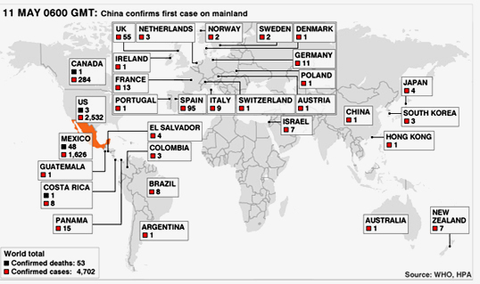 SWINE FLU MAY 11 09 UPDATE