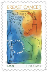 Breast cancer stamp