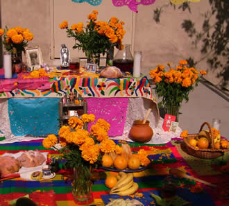 Altar del dia de muertos en el parque Balboa- Balboa Park San Diego-SaludHEALTHinfo